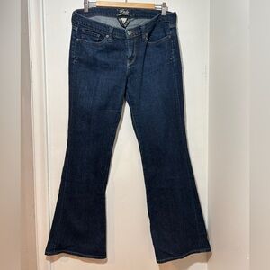Lucky Brand Southside Zoe jeans Dark Blue Flare size 32